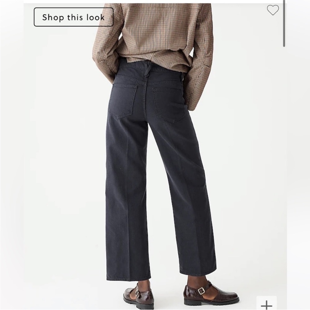 J. crew Slim Wide leg high waist slim wide jeans Sz 29